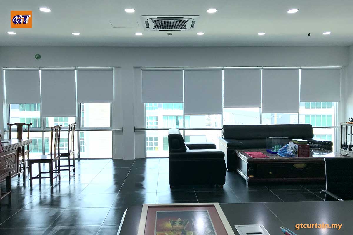 Kapar Office Roller Blinds Design 032019 | GT Curtain Concept Sdn Bhd