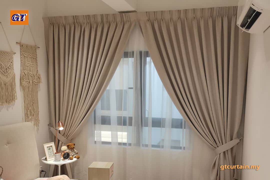 Alira Tropicana Metropark Curtains and Blinds Design 110519 | GT Curtain Concept Sdn Bhd