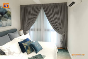Alira Tropicana Metropark Curtains and Blinds Design 110519 | GT Curtain Concept Sdn Bhd