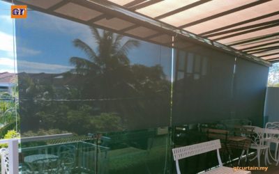 Outdoor Remote-Controlled Motorized Blinds Shades Klang Valley